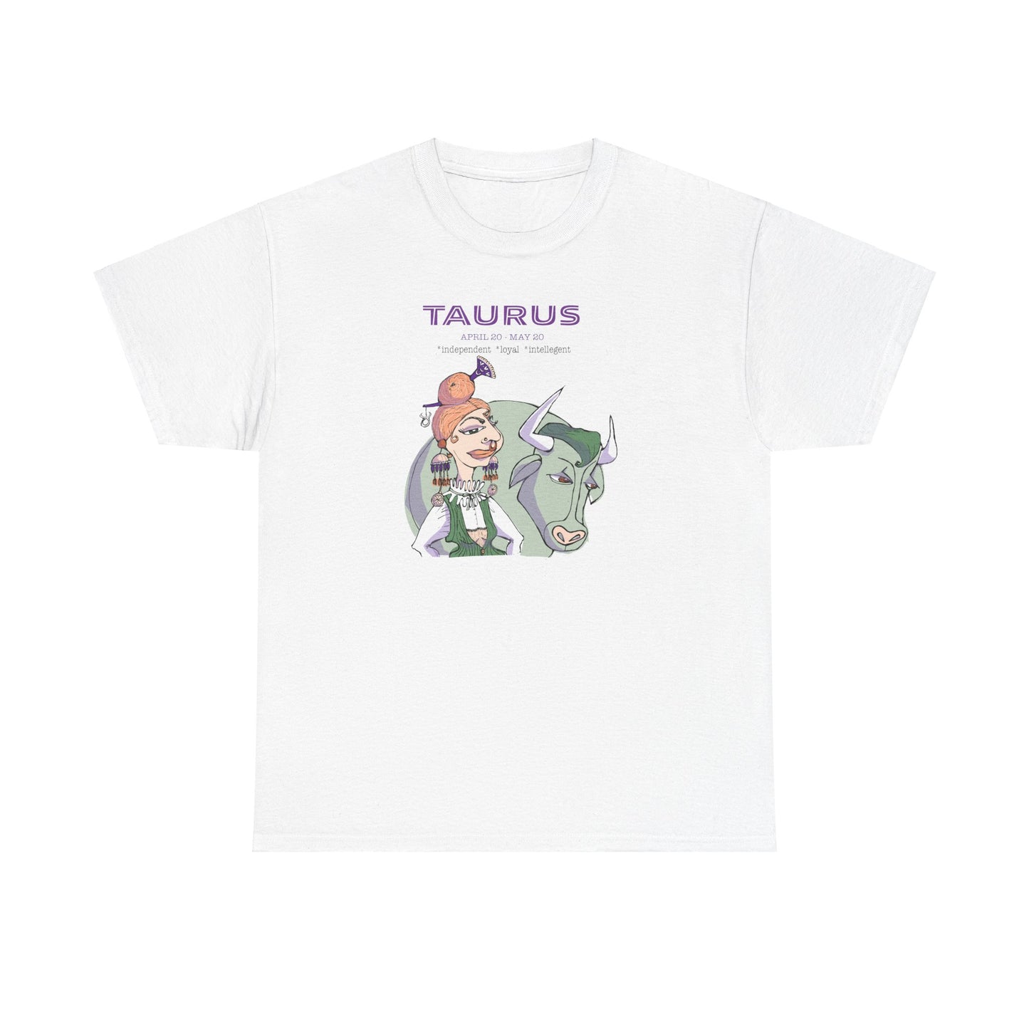 Zodiac TAURUS Contoured Cotton Tee