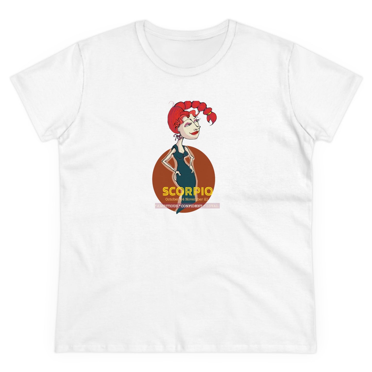 Zodiac SCORPIO Contoured Cotton Tee