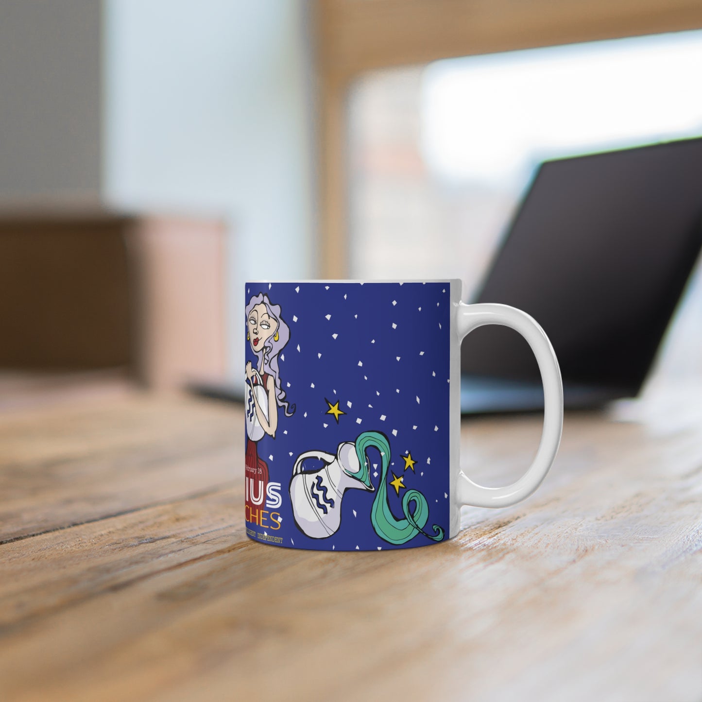 Aquarius ZODIAC Ceramic Coffee Mug