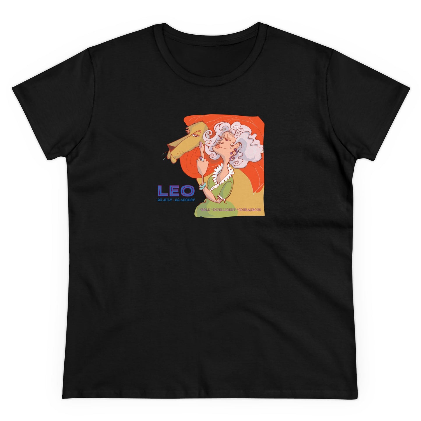 Zodiac LEO Contoured Cotton Tee