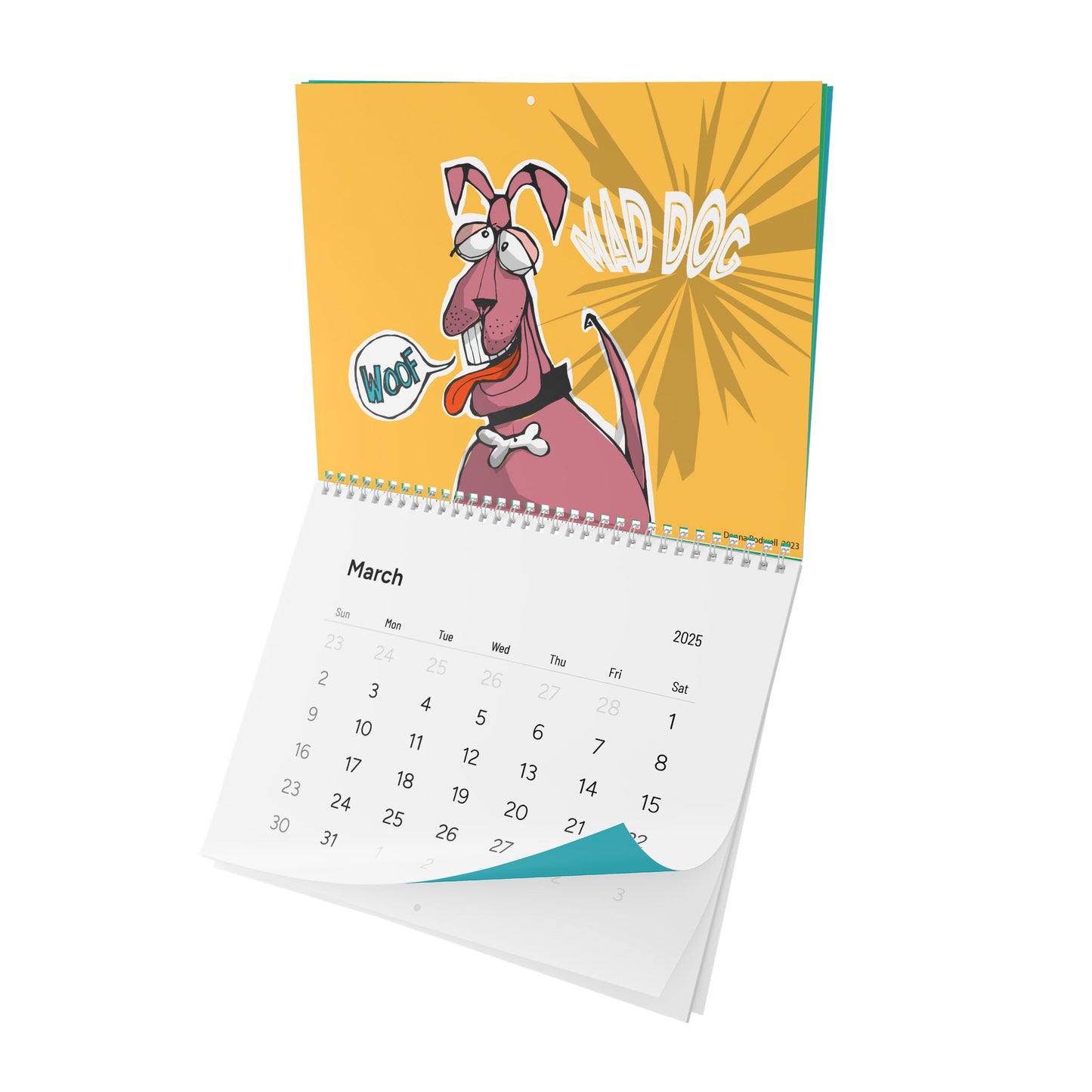 MIXED MUTTS Wall Calendar 2025