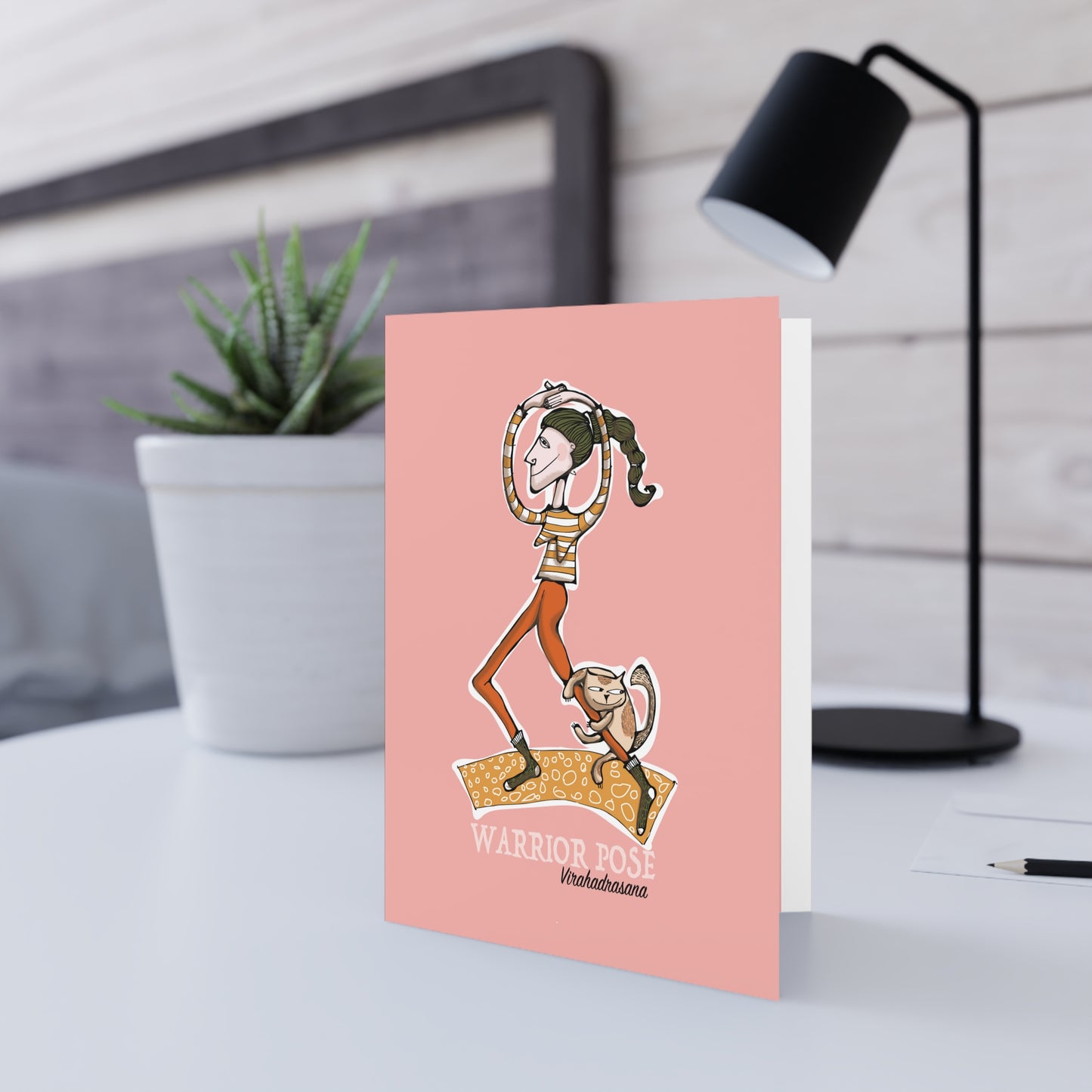 Yoga WARRIOR Greeting Card