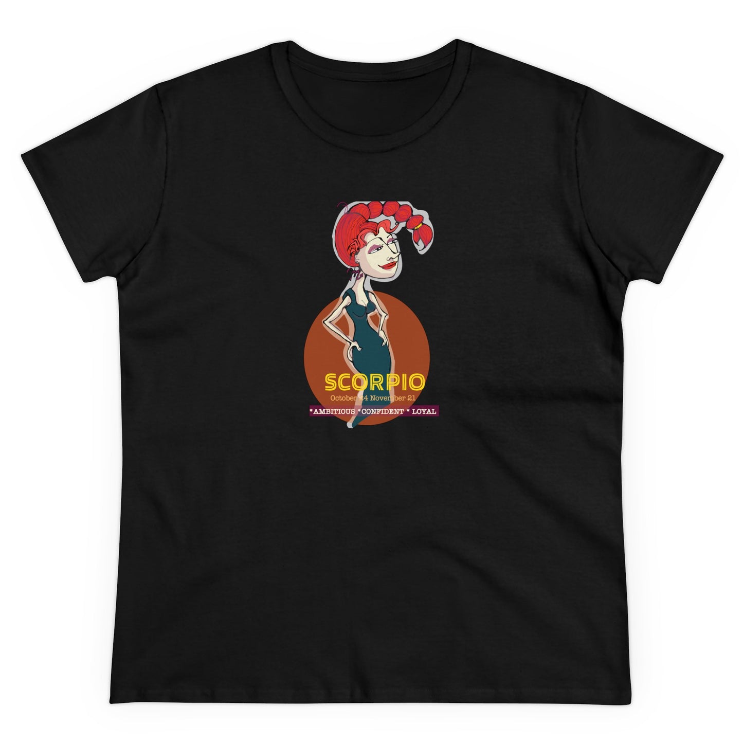 Zodiac SCORPIO Contoured Cotton Tee