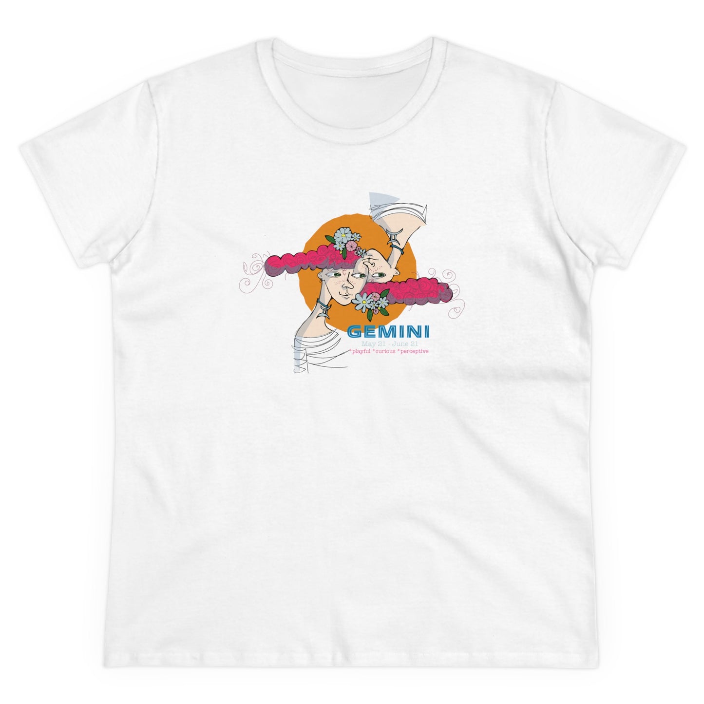 Zodiac GEMINI Contoured Cotton Tee