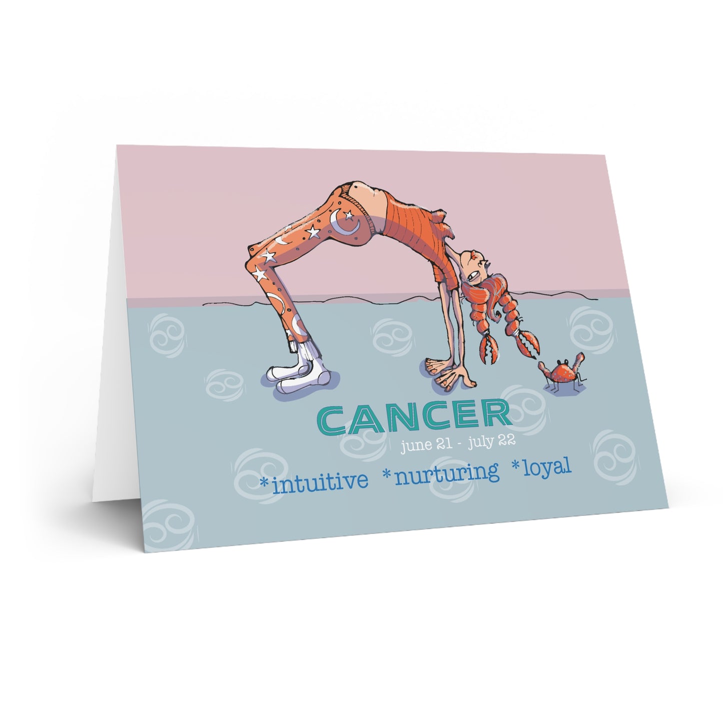 Zodiac CANCER Greeting Card