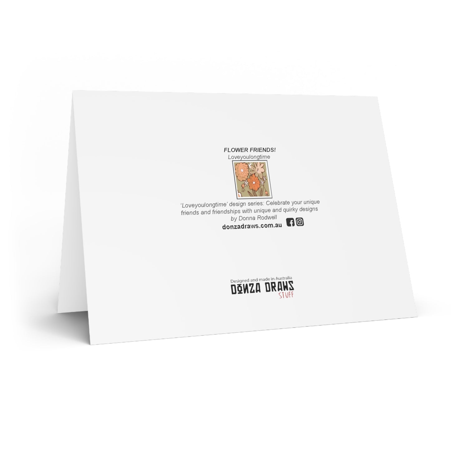 FLOWER FRIENDS Greeting Card