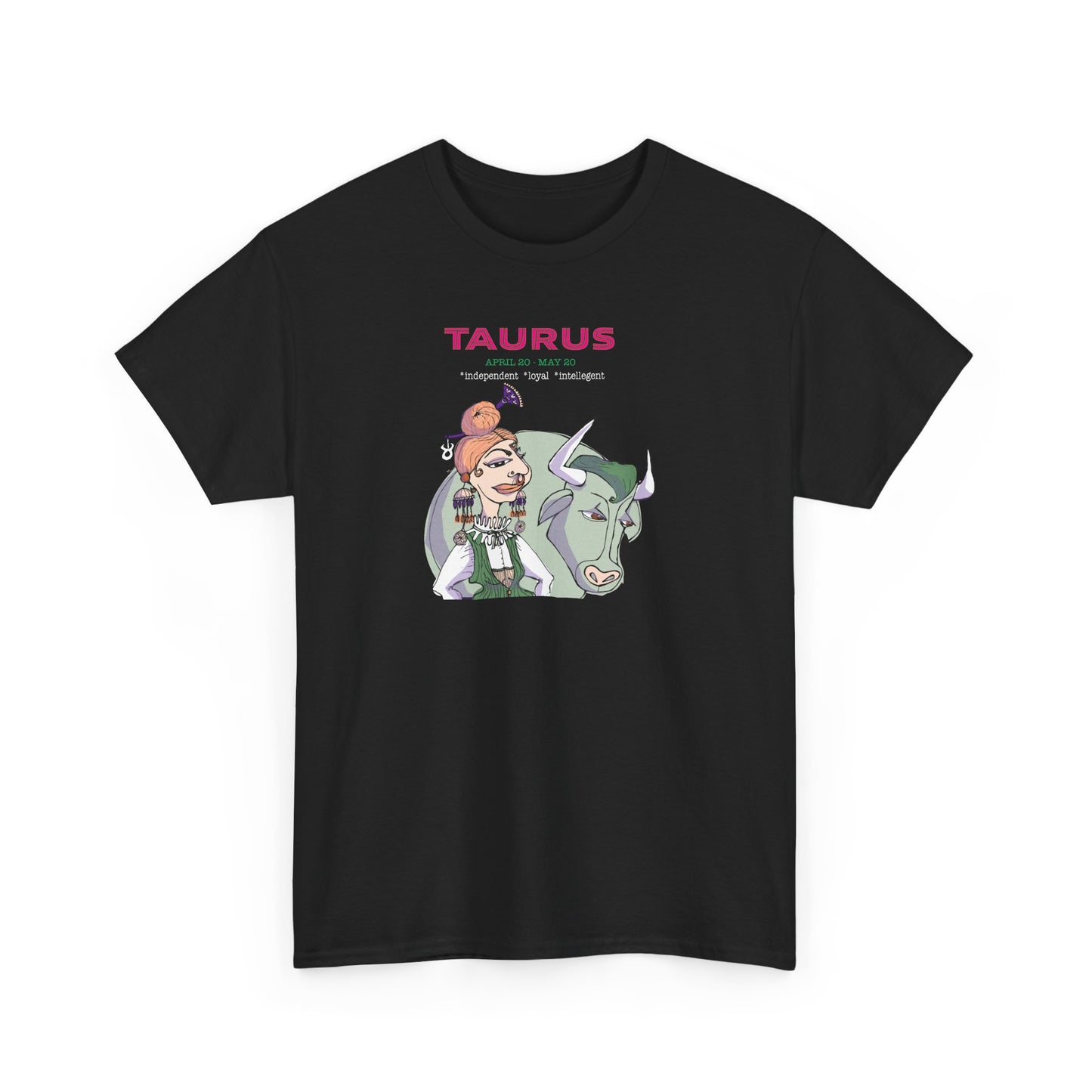 Zodiac TAURUS Contoured Cotton Tee