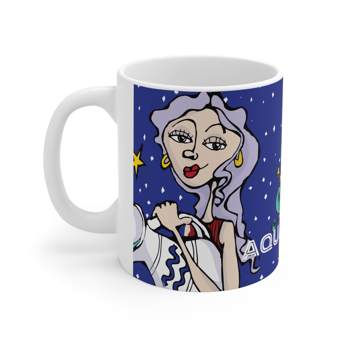 Aquarius ZODIAC Ceramic Coffee Mug