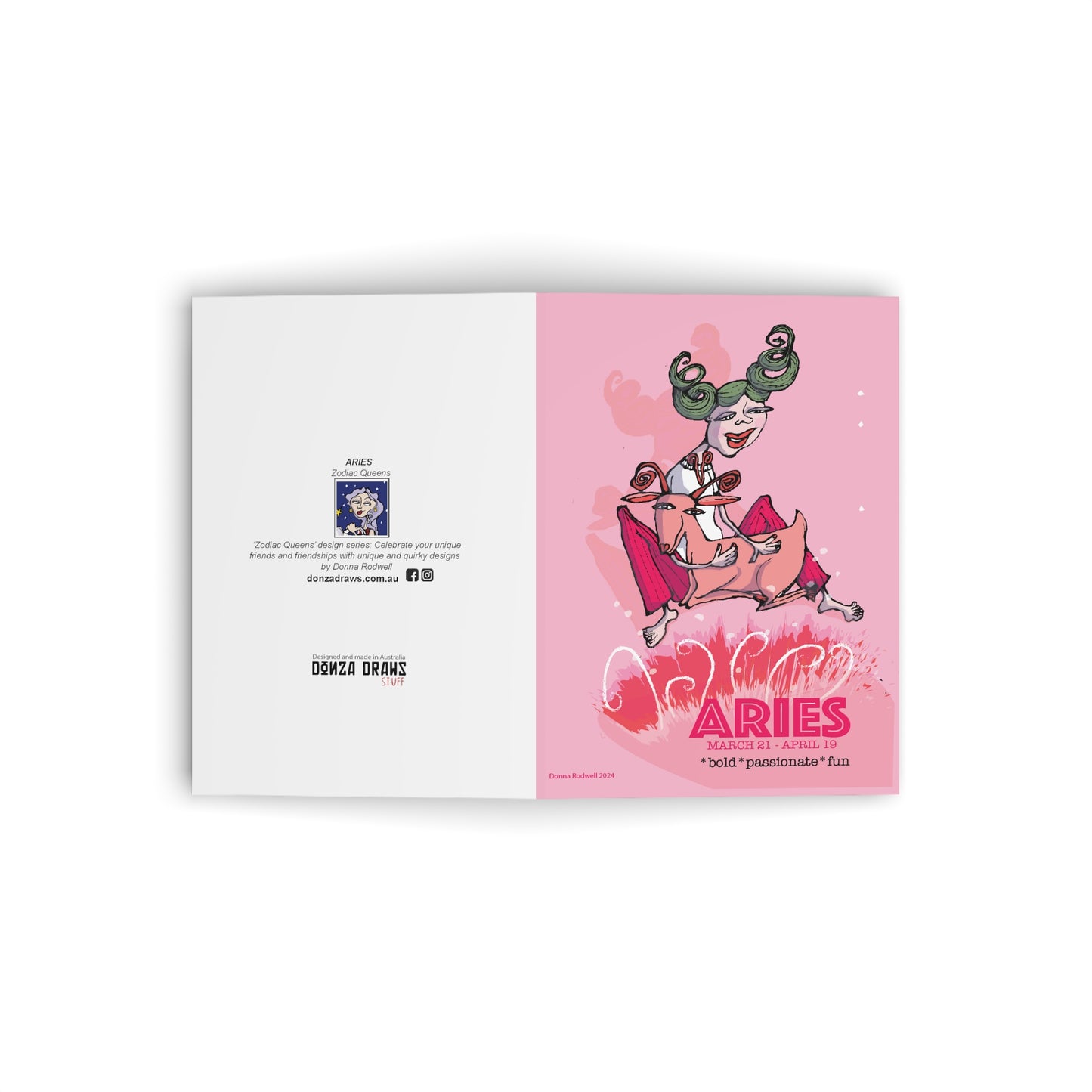 Zodiac ARIES Greeting Card