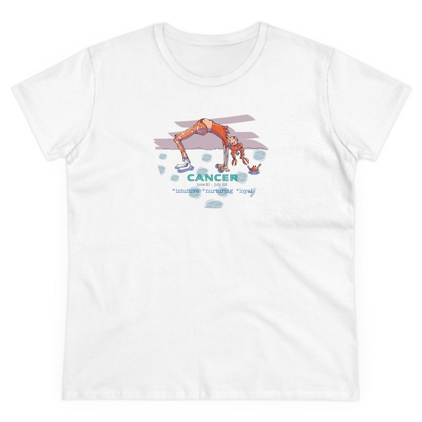Zodiac CANCER Contoured Cotton Tee