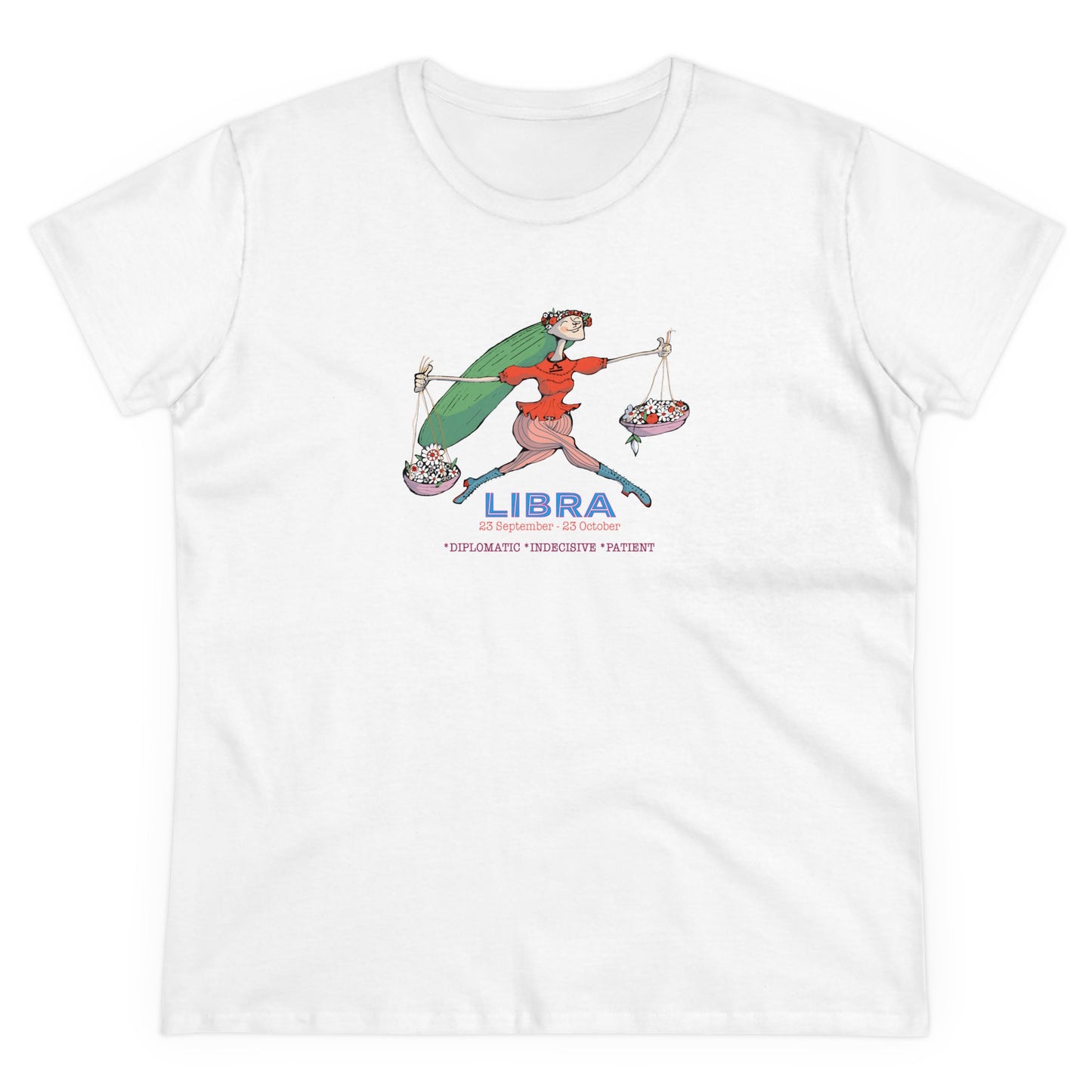 Zodiac LIBRA Contoured Cotton Tee