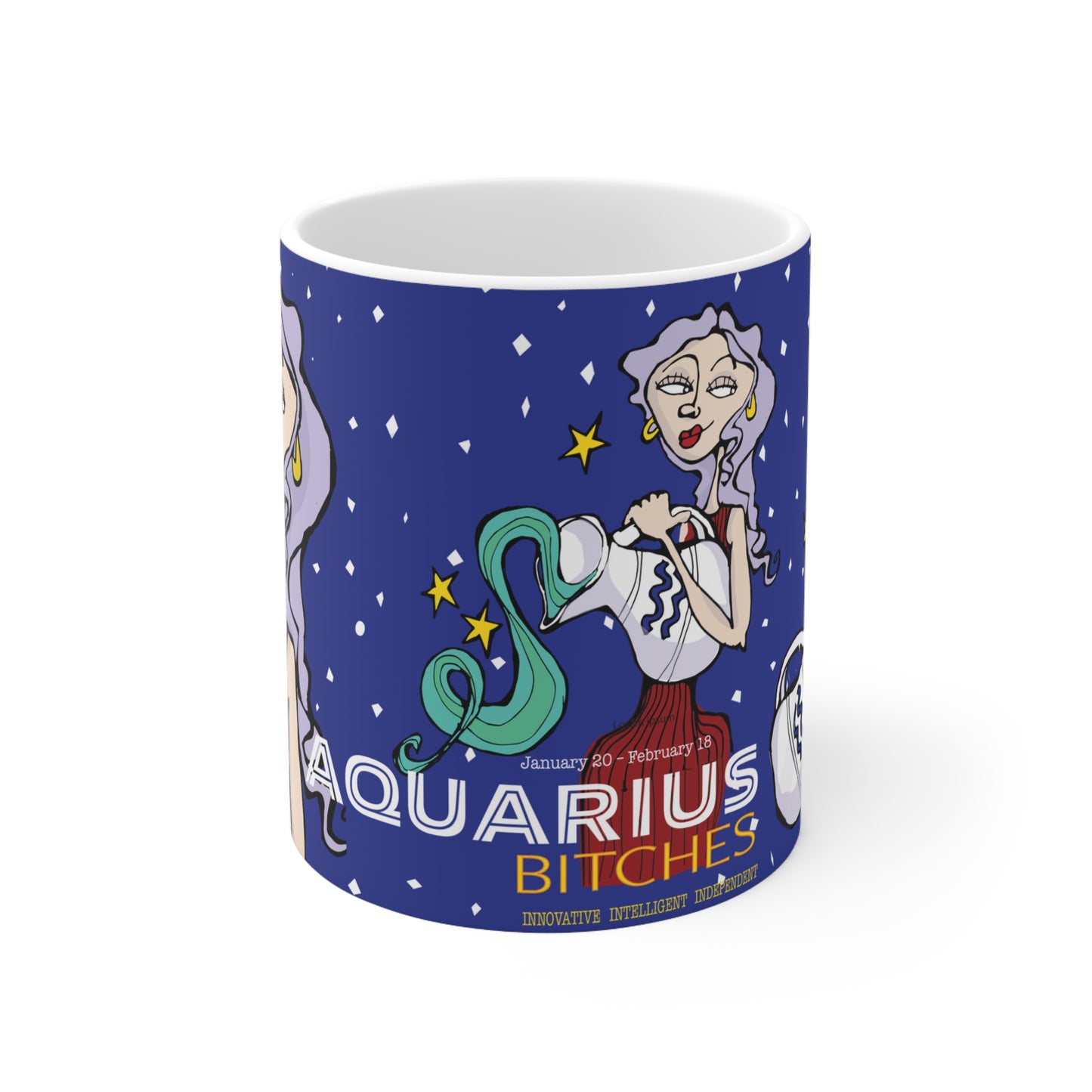 Aquarius ZODIAC Ceramic Coffee Mug