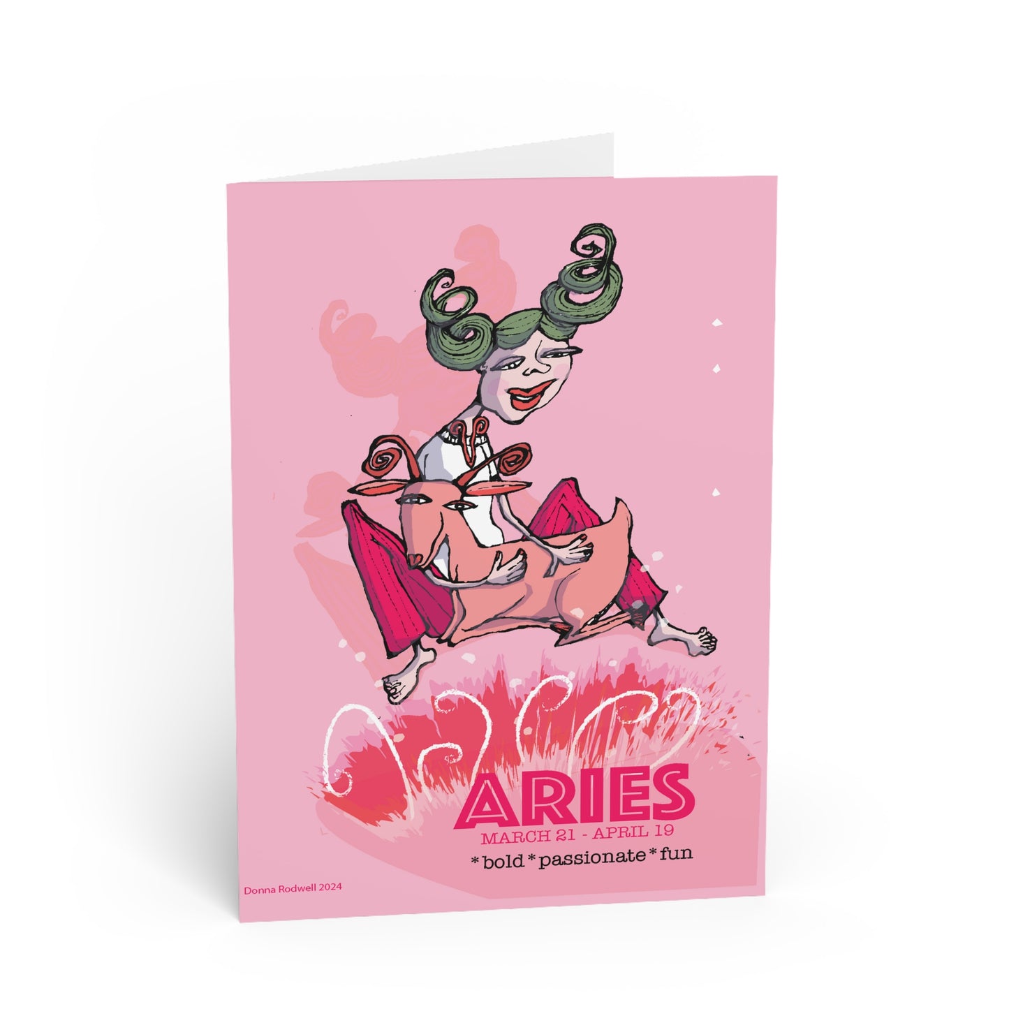 Zodiac ARIES Greeting Card