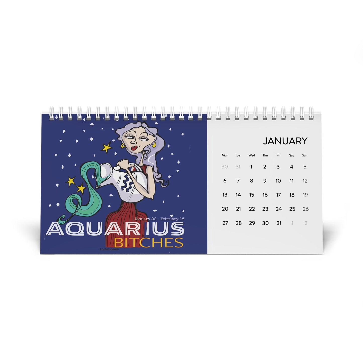 ZODIAC Desk Calendar 2025