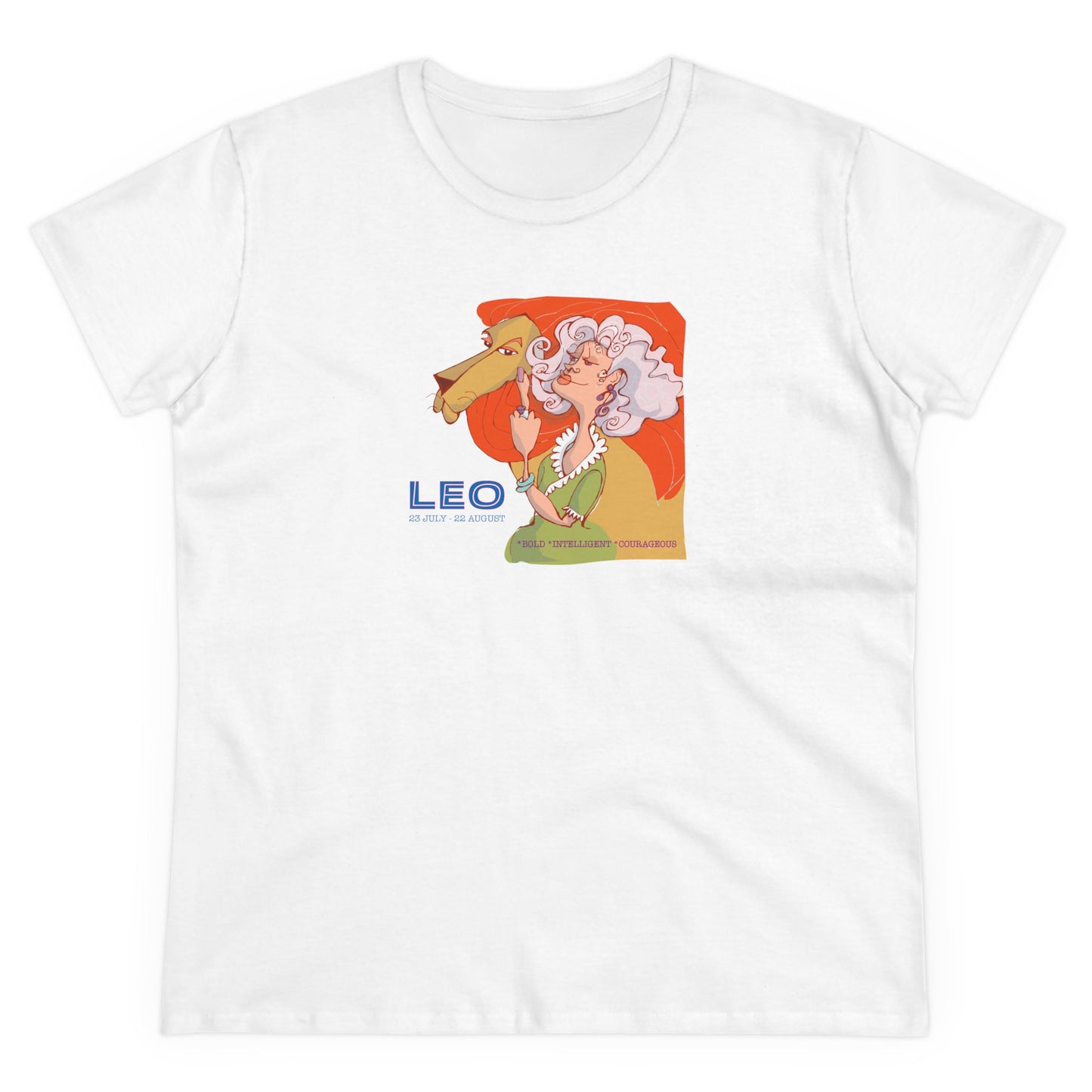 Zodiac LEO Contoured Cotton Tee
