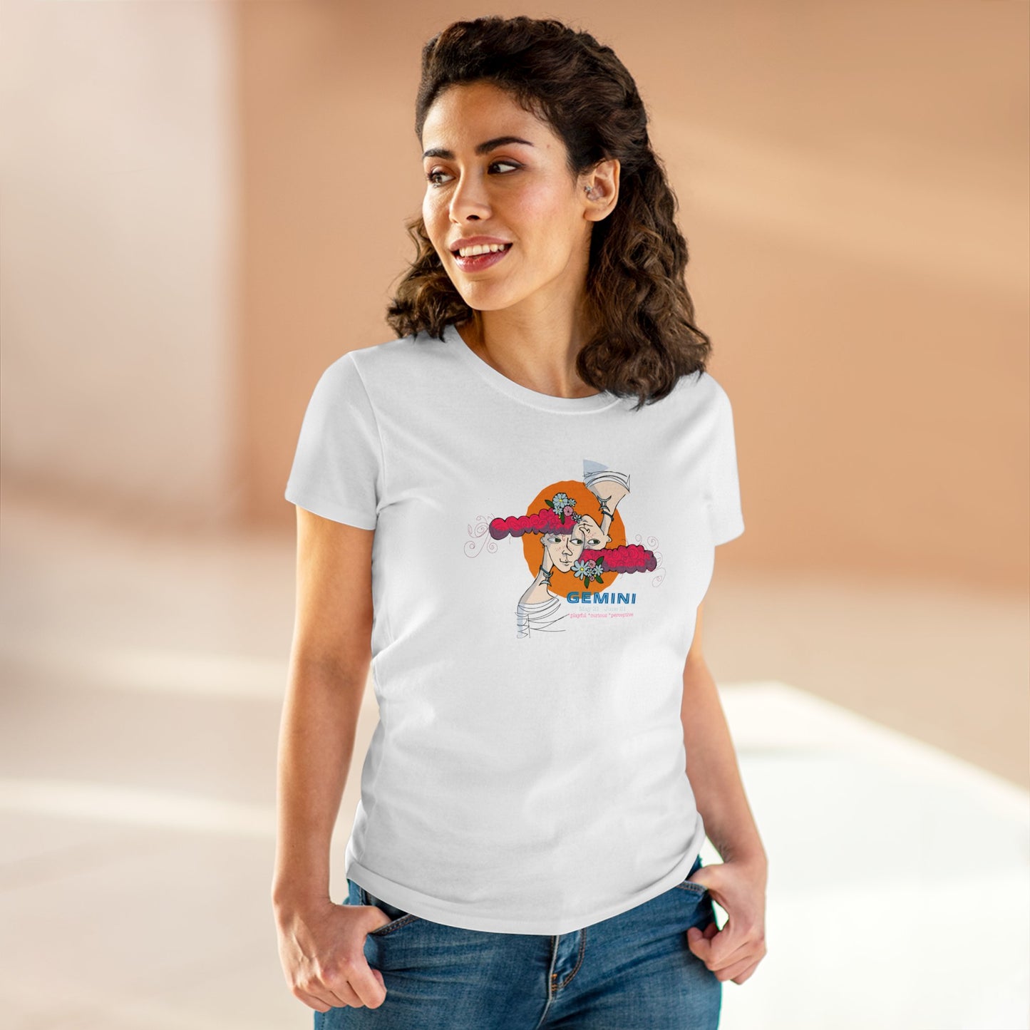 Zodiac GEMINI Contoured Cotton Tee