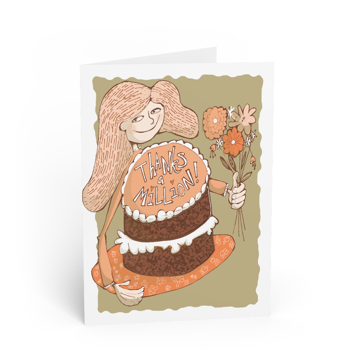 THANKS A MILLION Greeting Card