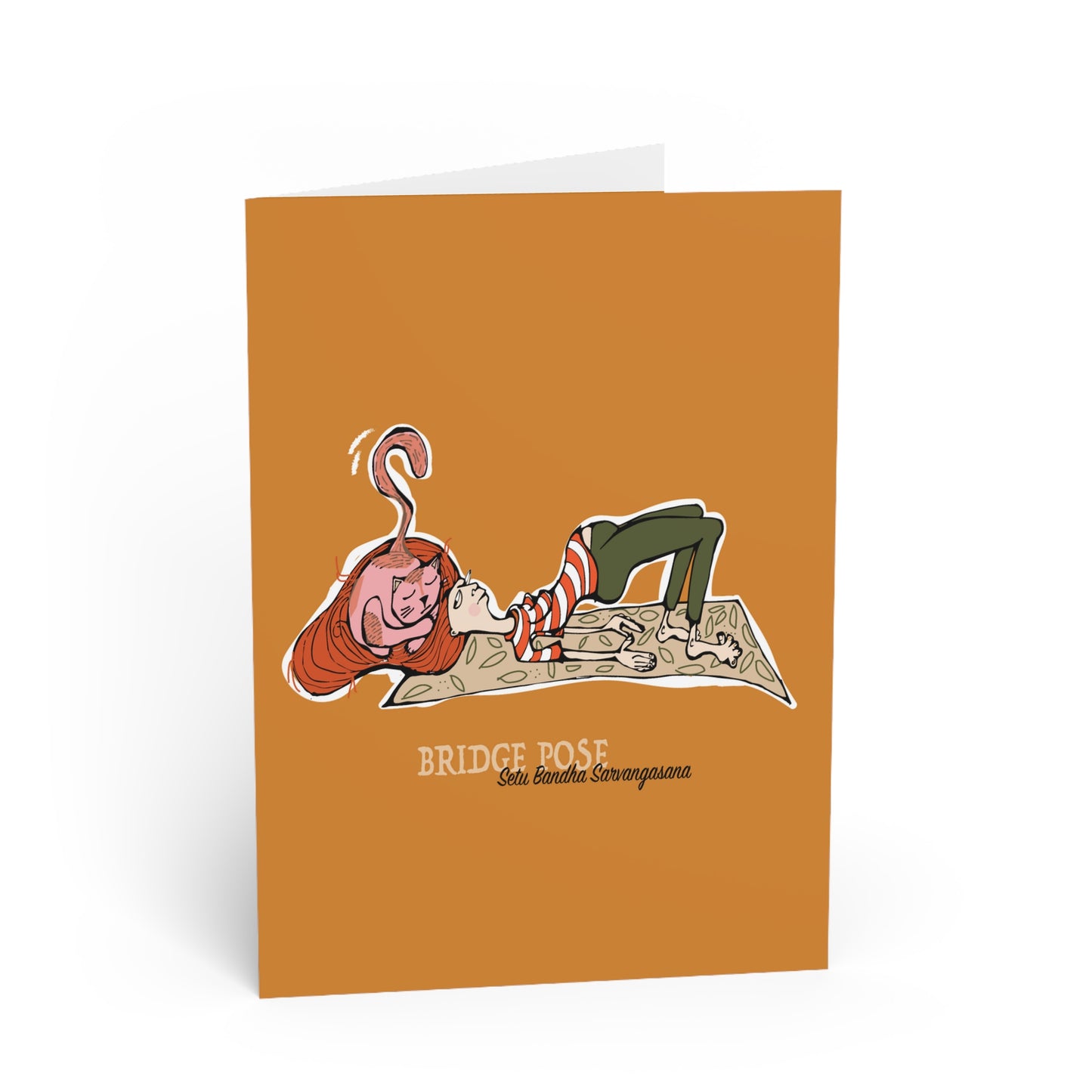 Yoga BRIDGE Greeting Card