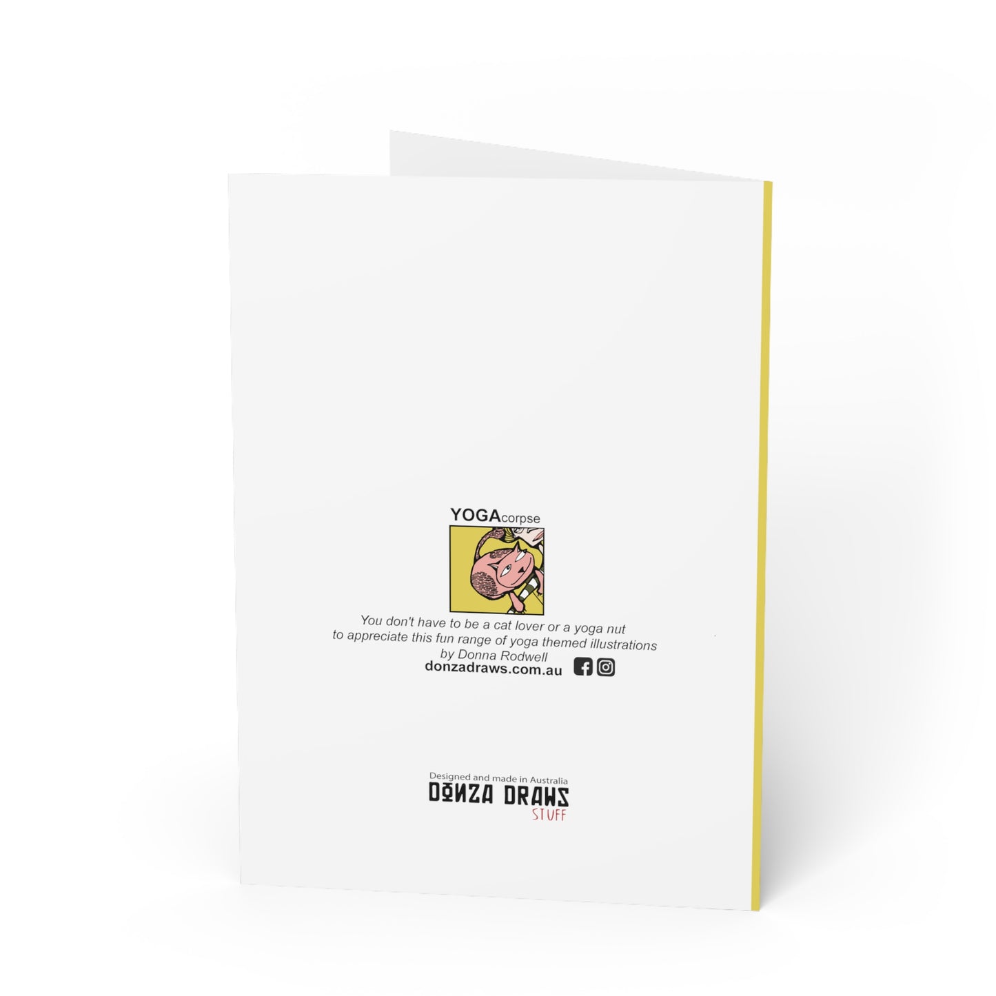 Yoga CORPSE Greeting Card