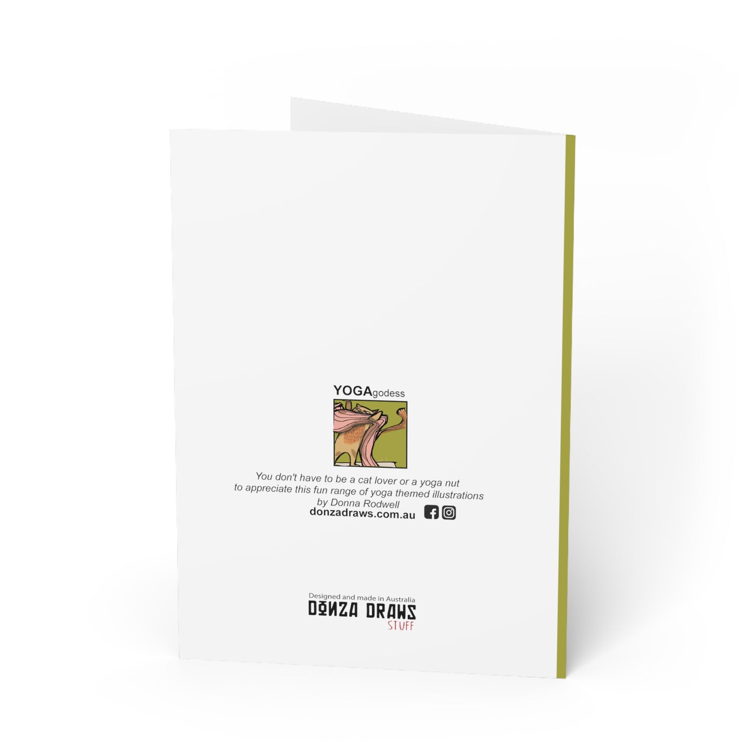 Yoga GODDESS Greeting Card