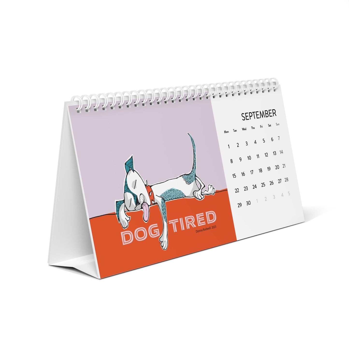MIXED MUTTS Desk Calendar 2025