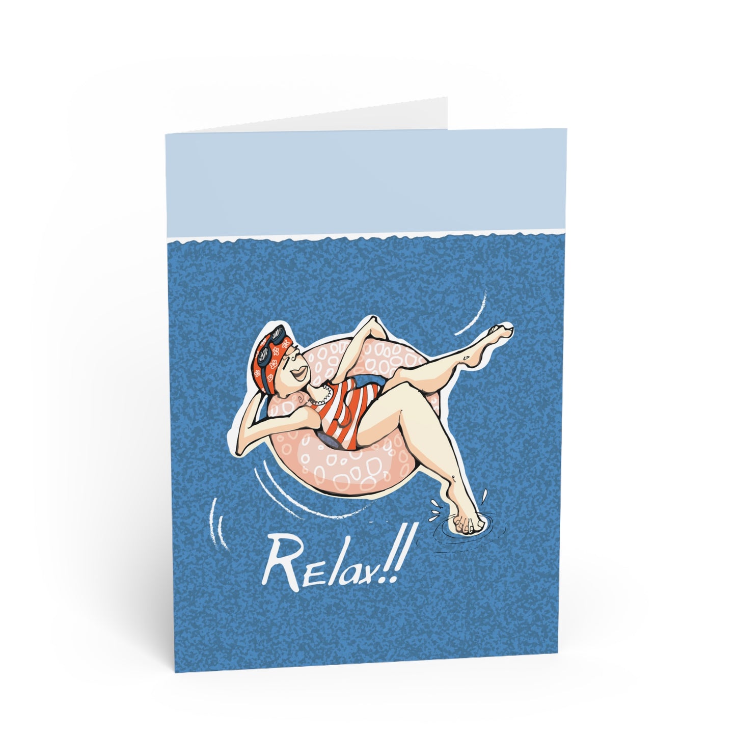 Summer Vibes RELAX Greeting Card