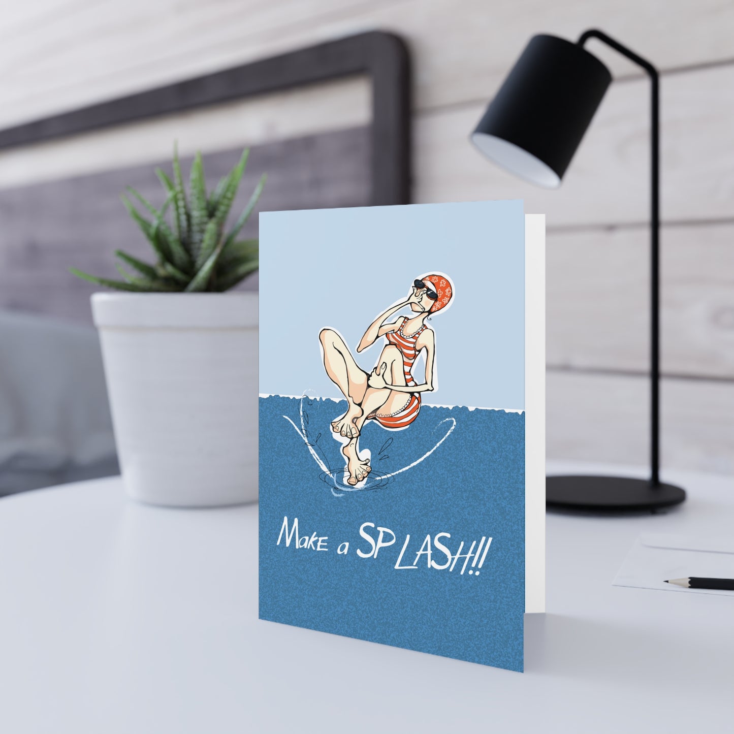 Summer Vibes SPLASH Greeting Card