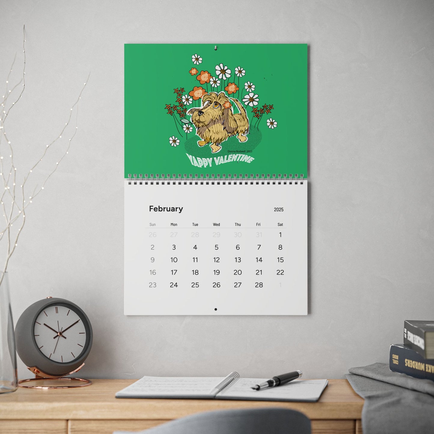 MIXED MUTTS Wall Calendar 2025