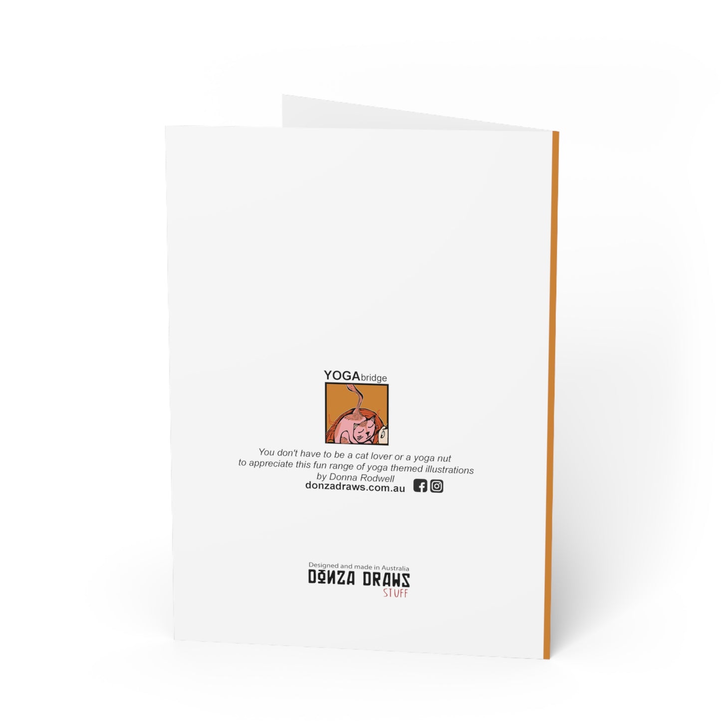 Yoga BRIDGE Greeting Card