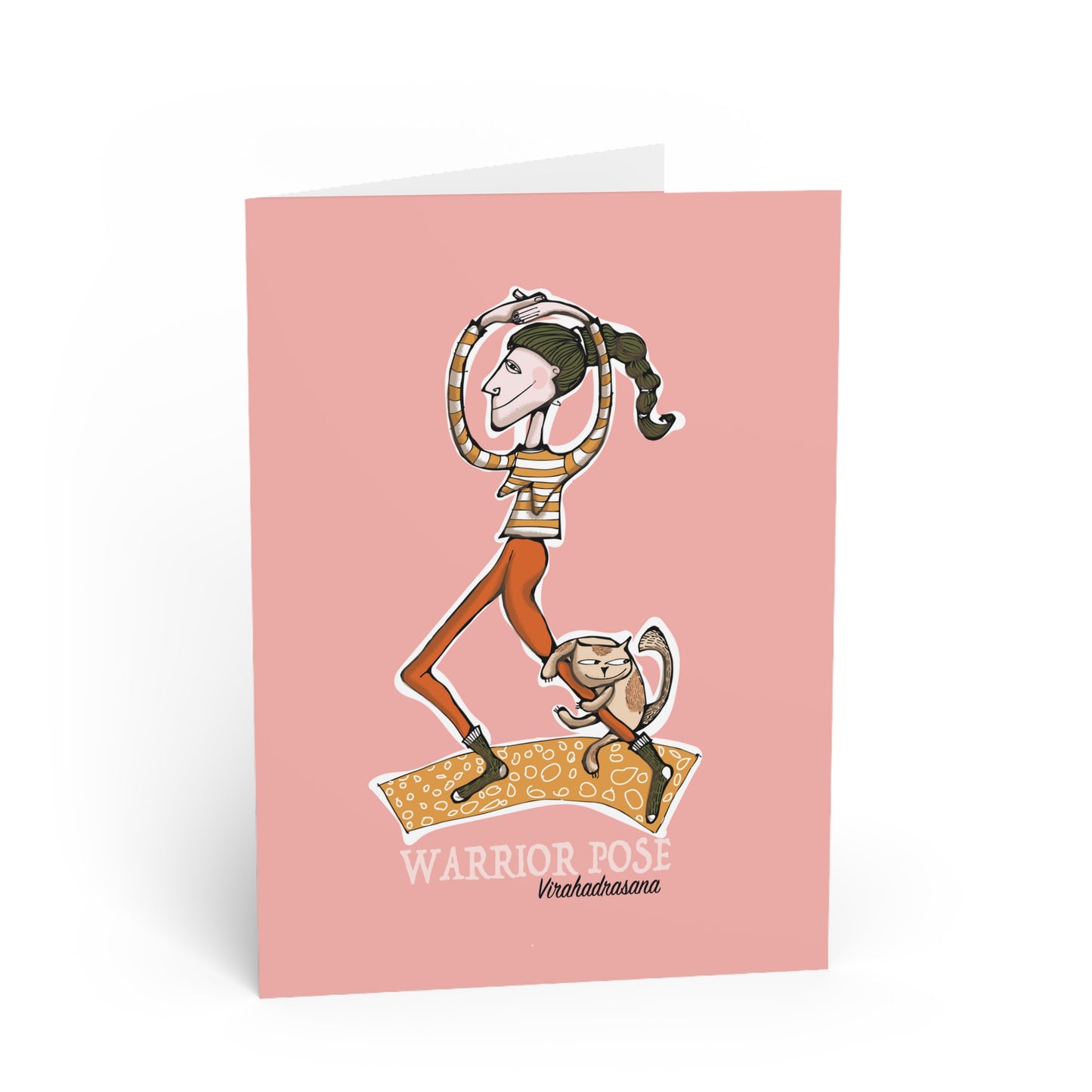 Yoga WARRIOR Greeting Card