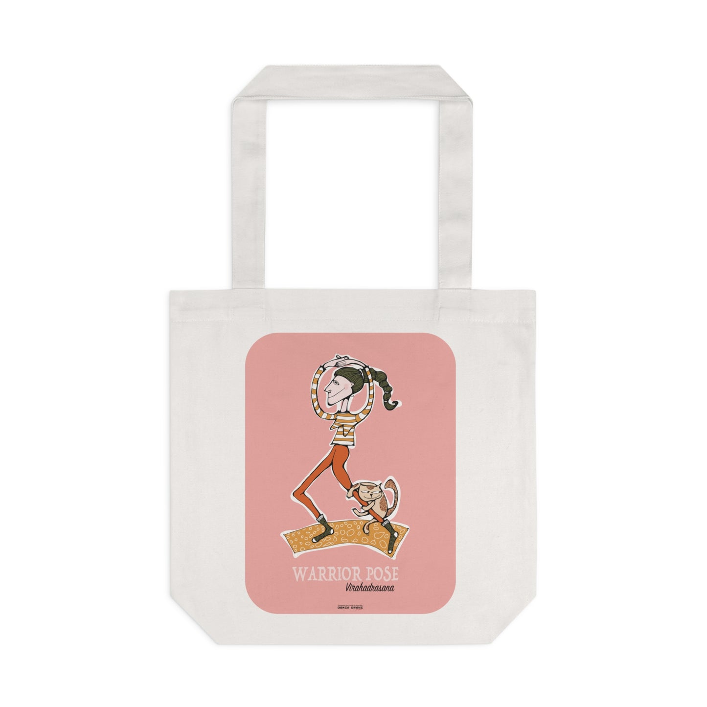 Warrior One YOGA Cotton Tote Bag
