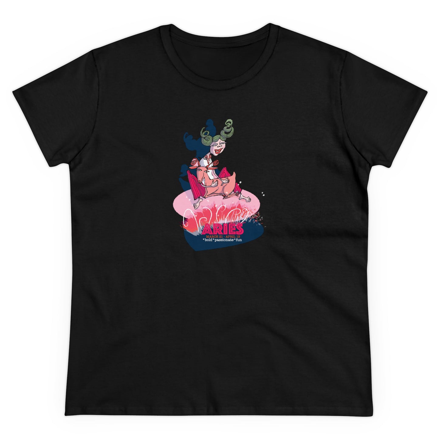 Zodiac AIRIES Contoured Cotton Tee