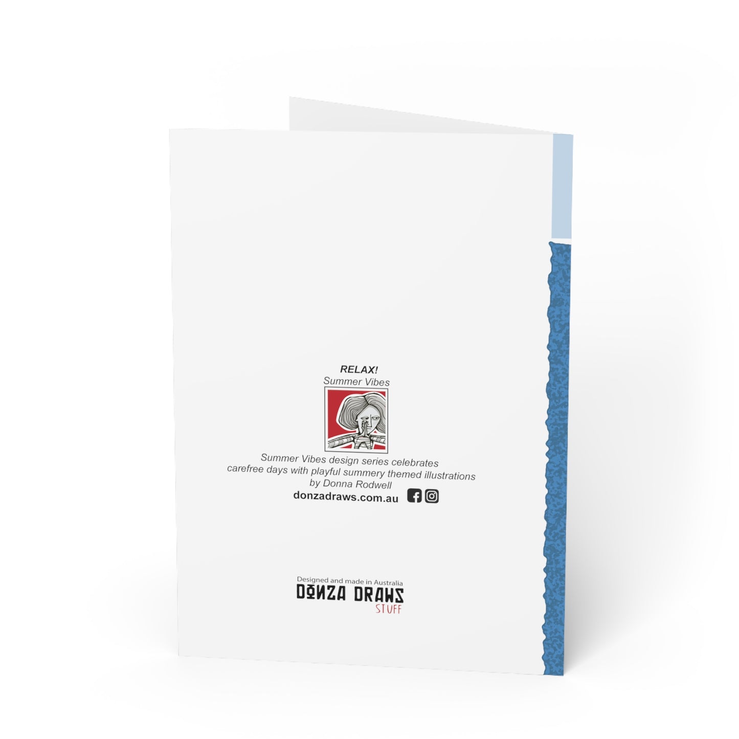 Summer Vibes RELAX Greeting Card