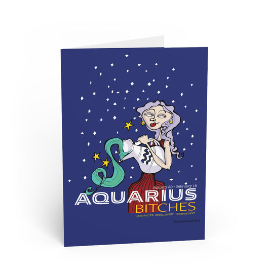 Zodiac AQUARIUS Greeting Card
