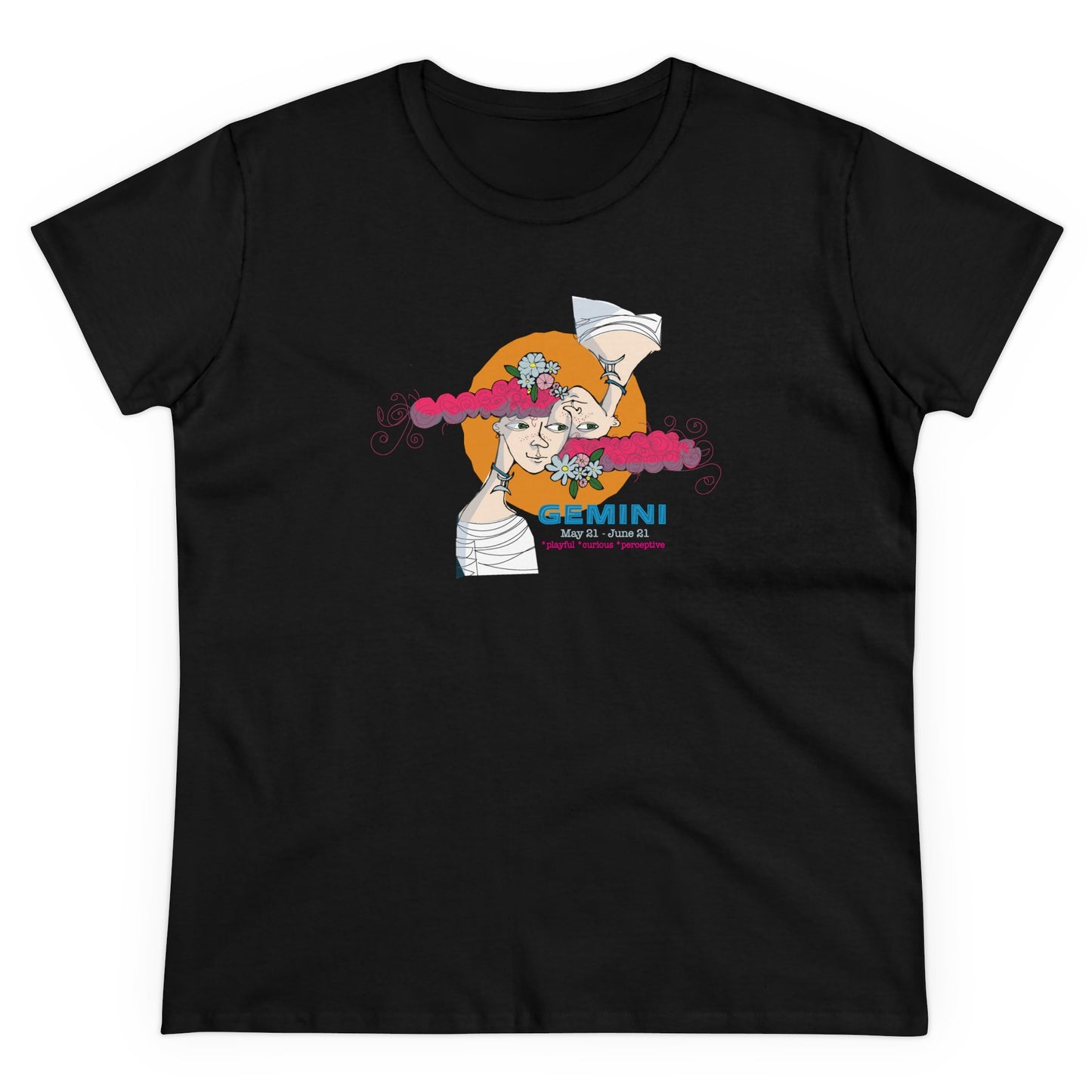 Zodiac GEMINI Contoured Cotton Tee