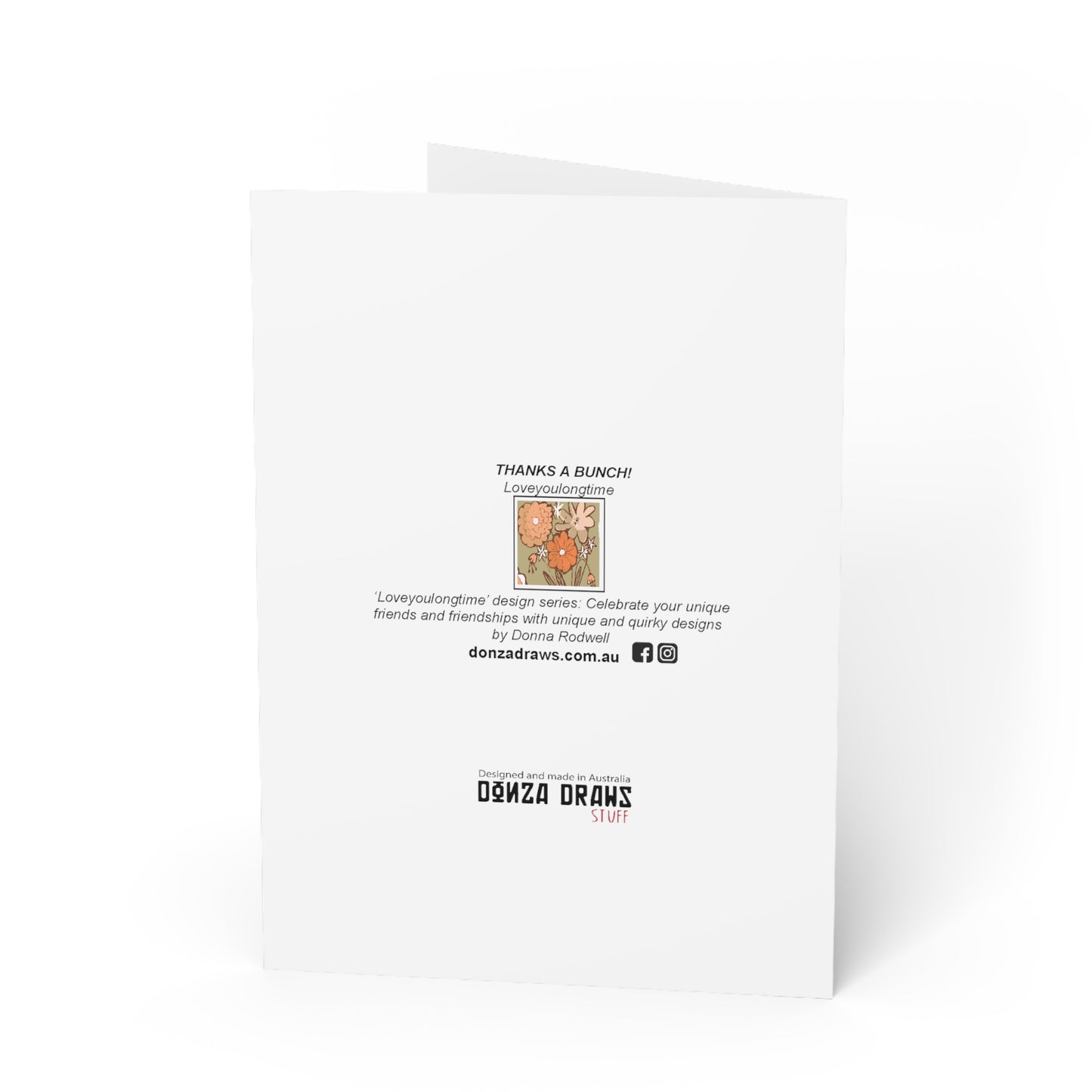 THANKS A BUNCH Greeting Card