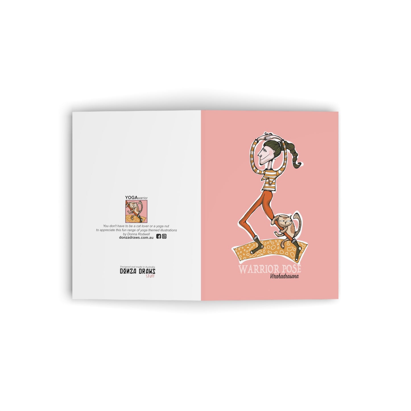 Yoga WARRIOR Greeting Card