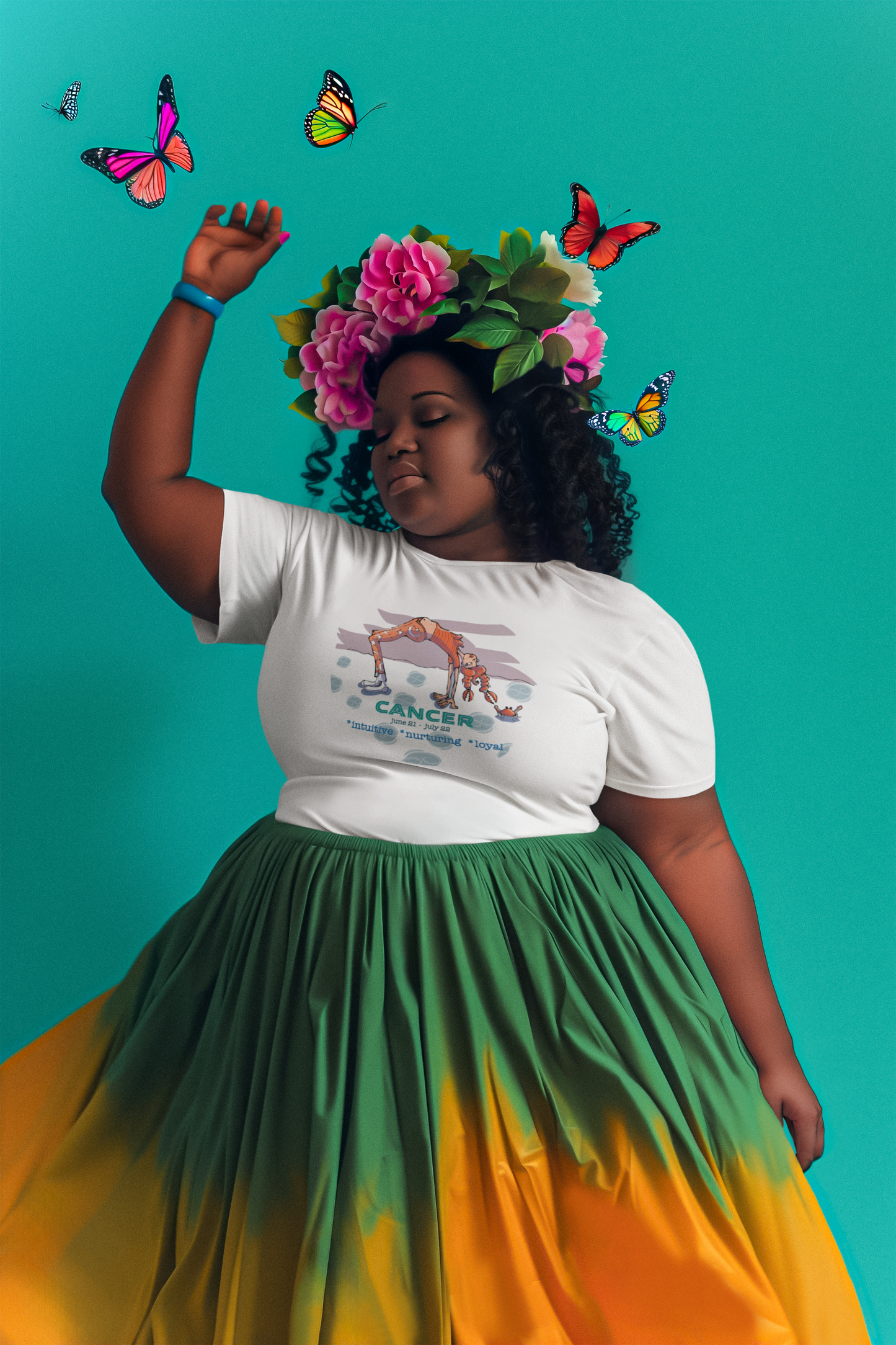 Zodiac CANCER Heavy Cotton Tee