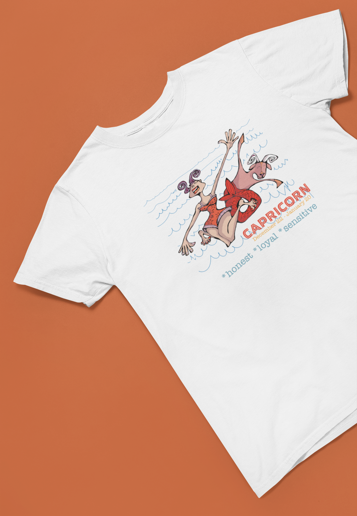 Zodiac CAPRICORN Classic Cotton Tee