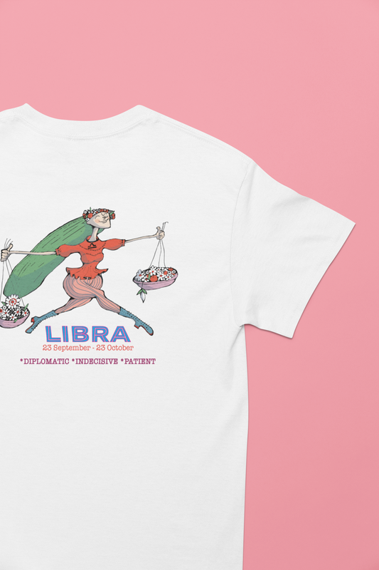 Zodiac LIBRA Contoured Cotton Tee