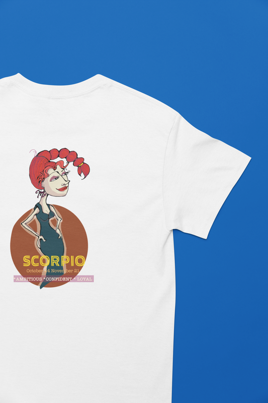 Zodiac SCORPIO Contoured Cotton Tee