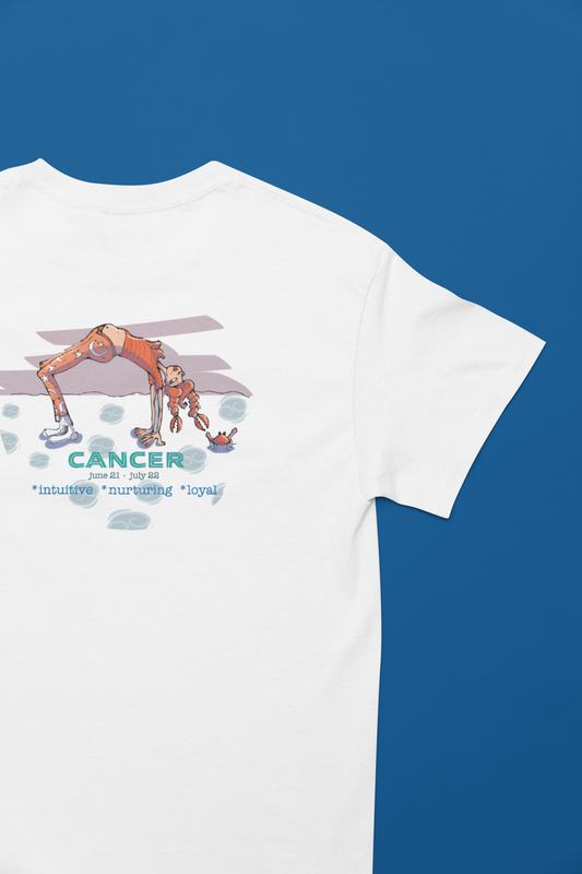 Zodiac CANCER Contoured Cotton Tee