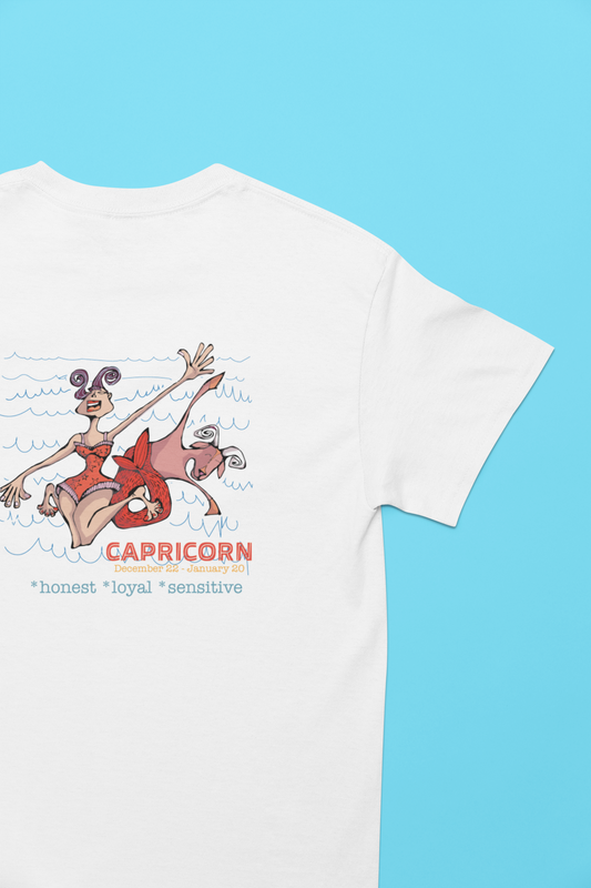 Zodiac CAPRICORN Contoured Cotton Tee